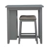 Brook Creek 3 Piece Counter Height Dining Room Set in Gray Finish by Liberty Furniture - LIB-942-CD-3CTS - Image 3 of 0