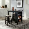 Brook Creek 3 Piece Counter Height Dining Room Set in Black Finish by Liberty Furniture - LIB-942B-CD-3CTS - Image 1 of 0