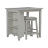 Brook Creek 3 Piece Counter Height Dining Room Set in White Finish by Liberty Furniture - LIB-942W-CD-3CTS - Image 1 of 0