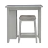 Brook Creek 3 Piece Counter Height Dining Room Set in White Finish by Liberty Furniture - LIB-942W-CD-3CTS - Image 3 of 0