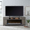 Modern Farmhouse 78 Inch TV Console with Fire in Dusty Charcoal Finish by Liberty Furniture - LIB-FIRE-BOX-406-78 - Image 1 of 0