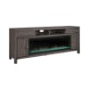 Modern Farmhouse 78 Inch TV Console with Fire in Dusty Charcoal Finish by Liberty Furniture - LIB-FIRE-BOX-406-78 - Image 2 of 0