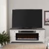 Allyson Park 80 Inch TV Console with Fire in Two-Tone Wire Brushed Charcoal & White Finish by Liberty Furniture - LIB-FIRE-BOX-417-80 - Image 1 of 0