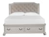 Bronwyn 6 Piece Sleigh Storage Bedroom Set in Alabaster Finish by Magnussen - MAG-B4436-53-SET - Image 3 of 0
