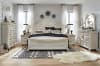 Bronwyn Shaped Panel Bed in Alabaster Finish by Magnussen - MAG-B4436-55 - Image 4 of 0