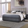Wentworth Village Upholstered Bed with Wood/Metal Footboard by Magnussen - MAG-B4995-50B - Image 1 of 0