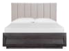 Wentworth Village Upholstered Bed with Wood/Metal Footboard by Magnussen - MAG-B4995-50B - Image 4 of 0
