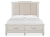 Willowbrook Upholstered Panel Storage Bed in Egg Shell White Finish by Magnussen - MAG-B5324-55A - Image 1 of 0