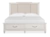 Willowbrook Upholstered Panel Storage Bed in Egg Shell White Finish by Magnussen - MAG-B5324-55A - Image 5 of 0