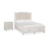 Willowbrook 6 Piece Upholstered Panel Storage Bedroom Set in Egg Shell White Finish by Magnussen - MAG-B5324-55A-SET - Image 1 of 0