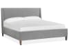 Lindon 6 Piece Queen Upholstered Island Bedroom Set in Gray/Belgian Finish by Magnussen - MAG-B5570-50G-SET - Image 3 of 0