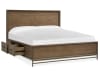 Lindon Queen Panel Bed w/ Storage in Belgian Wheat Finish by Magnussen - MAG-B5570-54A - Image 1 of 0