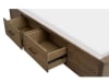 Lindon Queen Panel Bed w/ Storage in Belgian Wheat Finish by Magnussen - MAG-B5570-54A - Image 4 of 0