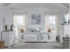 Charleston 6 Piece Queen Panel Bedroom Set in White Finish by Magnussen - MAG-B5611-54WH-SET - Image 1 of 0