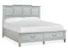 Glenbrook 6 Piece Queen Panel Storage Bedroom Set in Pebble Finish by Magnussen - MAG-B5668-54A-SET - Image 1 of 0