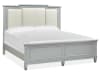 Glenbrook Queen Panel Bed w/Upholstered Headboard in Pebble Finish by Magnussen - MAG-B5668-55 - Image 1 of 0