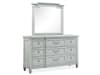 Glenbrook Queen Panel Bed w/Upholstered Headboard in Pebble Finish by Magnussen - MAG-B5668-55 - Image 5 of 0