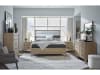 Somerset 6 Piece Queen Panel Bedroom Set w/Upholstered Headboard in Butternut/Omari Natural by Magnussen - MAG-B5684-55-SET - Image 1 of 0