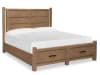 Plum Creek 6 Piece Queen Panel Storage Bedroom Set in Sierra Brown Finish by Magnussen - MAG-B5768-54A-SET - Image 1 of 0