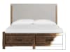 Plum Creek 6 Piece Queen Panel Upholstered Bedroom Set with Storage FB in Sierra Brown Finish by Magnussen - MAG-B5768-55A-SET - Image 1 of 0