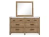 Plum Creek 6 Piece Queen Panel Upholstered Bedroom Set with Storage FB in Sierra Brown Finish by Magnussen - MAG-B5768-55A-SET - Image 2 of 0