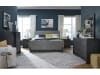 Kinsley 7 Piece Queen Upholstered Panel Bedroom Set in Black Heron Finish by Magnussen - MAG-B5890-55-SET - Image 1 of 0
