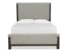 Plum Creek Queen Panel Upholstered Bed in Black Finish by Magnussen - MAG-B5990-55 - Image 1 of 0