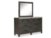Plum Creek Queen Panel Upholstered Bed in Black Finish by Magnussen - MAG-B5990-55 - Image 5 of 0