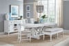 Heron Cove 7 Piece Dining Room Set in Chalk White/Dovetail Grey Finish by Magnussen - MAG-D4400-25-62 - Image 2 of 0