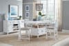 Heron Cove 5 Piece Counter Height Dining Set in Chalk White/Dovetail Grey Finish by Magnussen - MAG-D4400-42-82 - Image 1 of 0