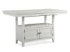 Heron Cove 5 Piece Counter Height Dining Set in Chalk White/Dovetail Grey Finish by Magnussen - MAG-D4400-42-82 - Image 3 of 0
