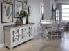 Bronwyn 5 Piece Counter Height Dining Set in Alabaster Finish by Magnussen - MAG-D4436-42-80 - Image 3 of 0