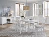 Charleston 7 Piece Rectangular Dining Room Set in White Dove Finish by Magnussen - MAG-D5611-20WH-62WH - Image 1 of 0