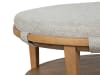 Lindon 3 Piece Round Cocktail Table Set w/Uph Top and Casters in Belgian Wheat/Coffee Bean by Magnussen - MAG-T5570-45G-30D - Image 2 of 0
