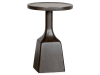 Lindon 3 Piece Round Cocktail Table Set w/Uph Top and Casters in Belgian Wheat/Coffee Bean by Magnussen - MAG-T5570-45G-30D - Image 4 of 0