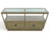 Hardison 3 Piece Rectangular Cocktail Table Set w/Casters in Warm Stone/Glass Finish by Magnussen - MAG-T5631-43-03 - Image 1 of 0