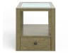 Hardison 3 Piece Rectangular Cocktail Table Set w/Casters in Warm Stone/Glass Finish by Magnussen - MAG-T5631-43-03 - Image 2 of 0