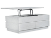 Claudette 3 Piece Lift Top Storage Cocktail Table Set w/Casters in Alabaster Finish by Magnussen - MAG-T5644-50-35 - Image 4 of 0