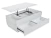 Claudette 3 Piece Lift Top Storage Cocktail Table Set w/Casters in Alabaster Finish by Magnussen - MAG-T5644-50-35 - Image 5 of 0