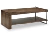 Baxton 3 Piece Rectangular Cocktail Table Set in Sienna Ridge/Brushed Pewter Finish by Magnussen - MAG-T5649-43-01 - Image 3 of 0