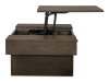 McGrath 3 Piece Lift Top Cocktail Table Set w/Casters in Urbane Bronze Finish by Magnussen - MAG-T5709-50-10 - Image 4 of 0