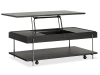 Spencer 3 Piece Lift Top Storage Cocktail Table Set w/Casters in Dark Briarsmoke/Aged Nickel by Magnussen - MAG-T5897-50-03 - Image 2 of 0