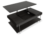 Spencer 3 Piece Lift Top Storage Cocktail Table Set w/Casters in Dark Briarsmoke/Aged Nickel by Magnussen - MAG-T5897-50-03 - Image 4 of 0