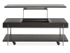 Spencer 3 Piece Lift Top Storage Cocktail Table Set w/Casters in Dark Briarsmoke/Aged Nickel by Magnussen - MAG-T5897-50-31 - Image 3 of 0