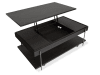 Spencer 3 Piece Lift Top Storage Cocktail Table Set w/Casters in Dark Briarsmoke/Aged Nickel by Magnussen - MAG-T5897-50-31 - Image 4 of 0