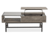 Fenwick 3 Piece Rectangular Lift Top Cocktail Table Set in Whitetail Brown/Matte Black by Magnussen - MAG-T5962-51-03 - Image 3 of 0