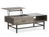 Fenwick 3 Piece Rectangular Lift Top Cocktail Table Set in Whitetail Brown/Matte Black by Magnussen - MAG-T5962-51-03 - Image 4 of 0
