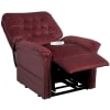 Terry Power Lift Chair Medium Chaise Lounger Recliner in Bordeaux Polyester by Mega Motion - NM-122-M-BO - Image 3 of 0