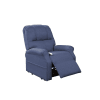 Pocono Power Lift Chair Chaise Lounger Recliner in Midnight Polyester by Mega Motion - NM-2001-MID - Image 4 of 0