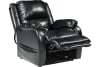 Corona Ultimate Power Chaise Lounger in Lexi Sta-Kleen Vinyl Black Polyurethane by Mega Motion - NM-2650-BK - Image 5 of 0